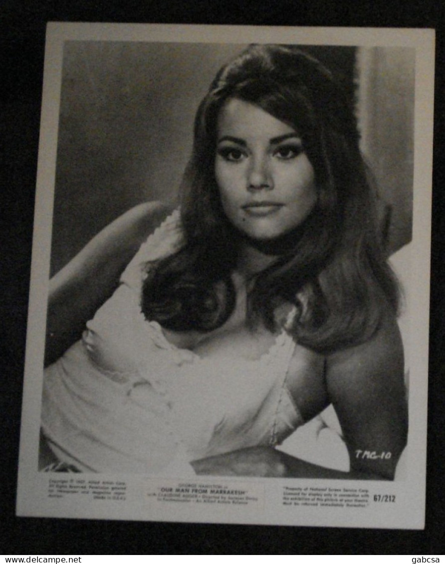 Claudine Auger Our Man From Marrakesh Lobbycard Filmphoto - Identified Persons