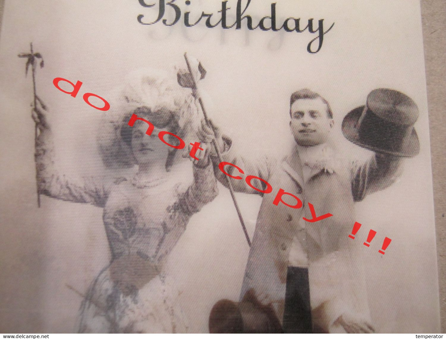 3 D Postcards - Happy Birthday - Geburtstag