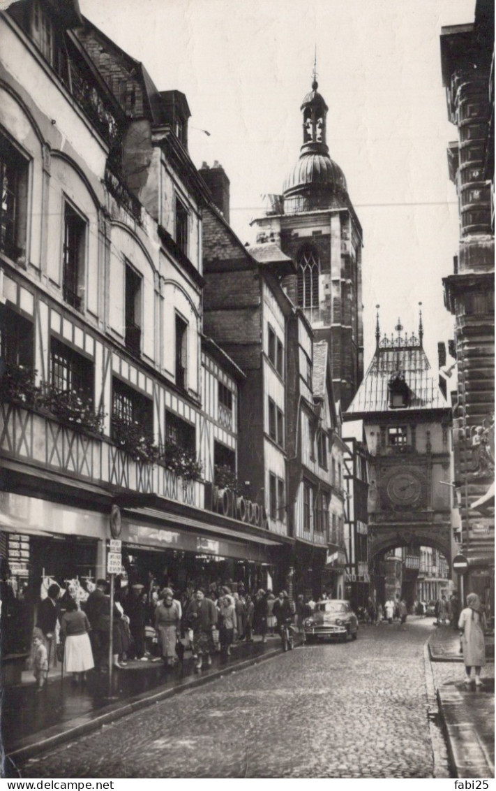 ROUEN RUE DU GROS HORLOGE - Rouen