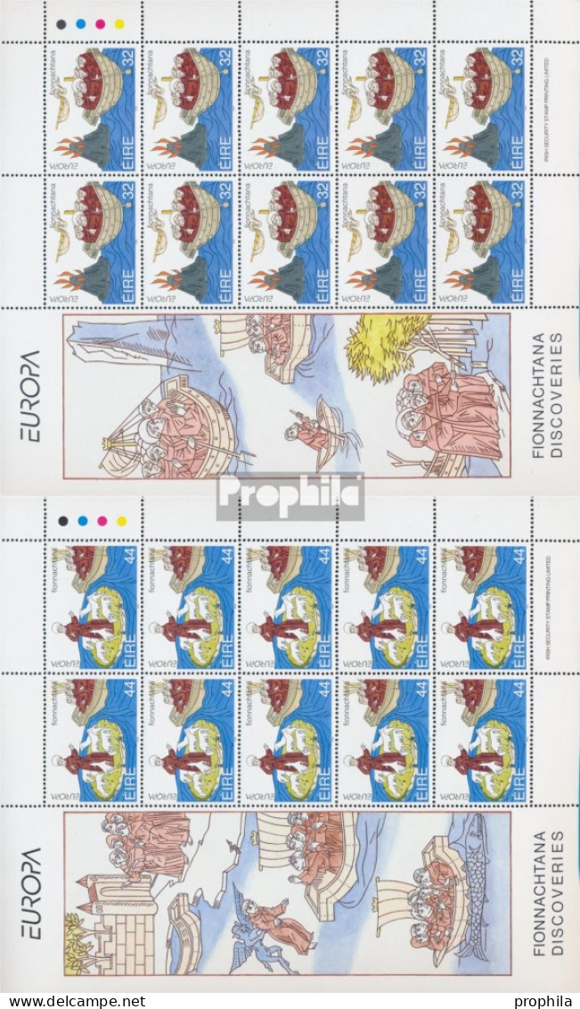 Irland 855Klb-856Klb Kleinbogen (kompl.Ausg.) Postfrisch 1994 Erfindungen - Unused Stamps