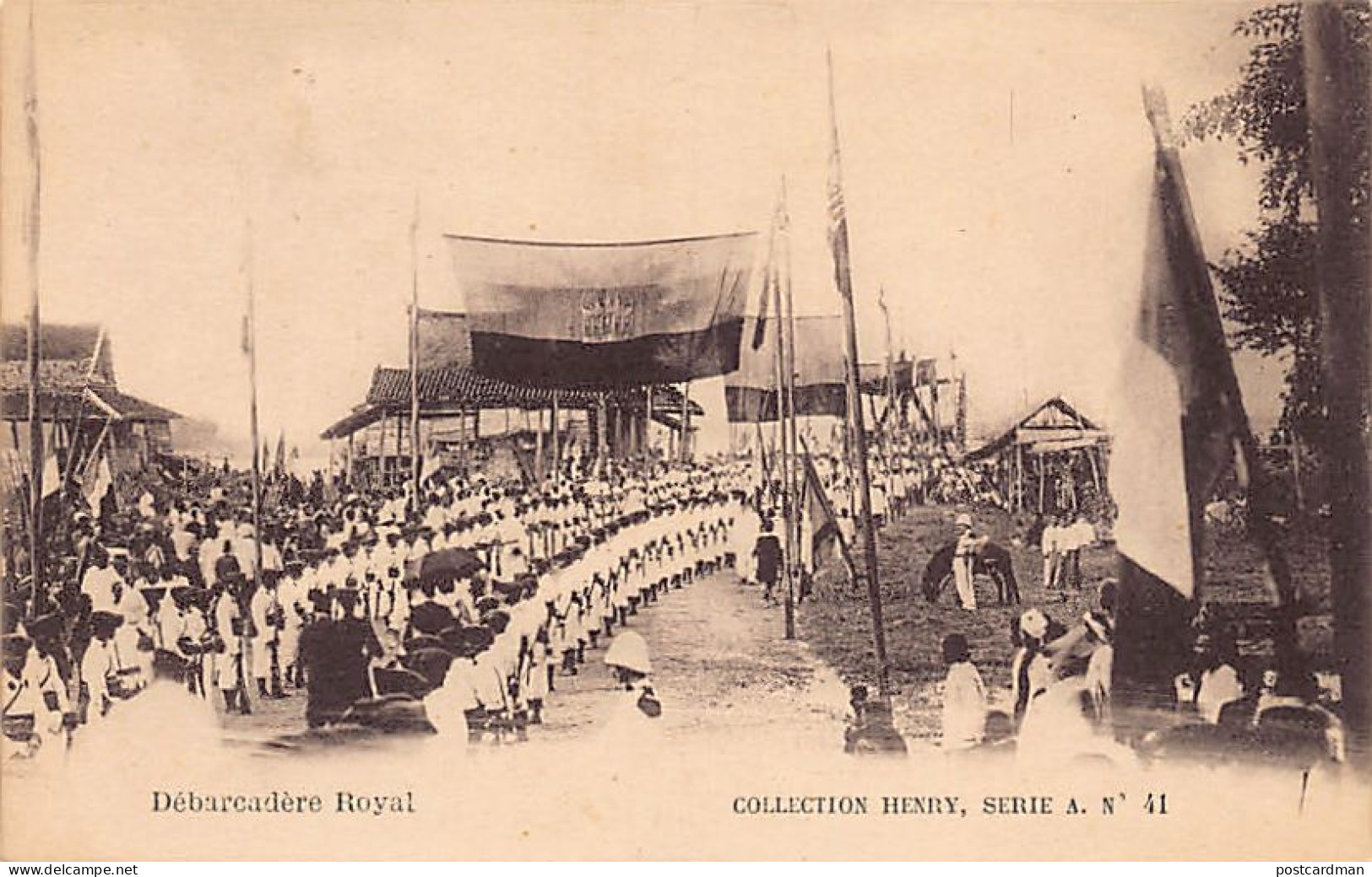 Cambodge - PHNOM PENH - Débarcadère Royal - Ed. Henry Série A N. 41 - Kambodscha