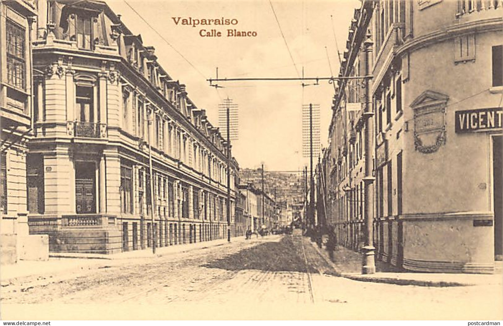 Chile - VALPARAISO - Calle Blanco - Ed. C. Kirsinger & Cia.  - Chile