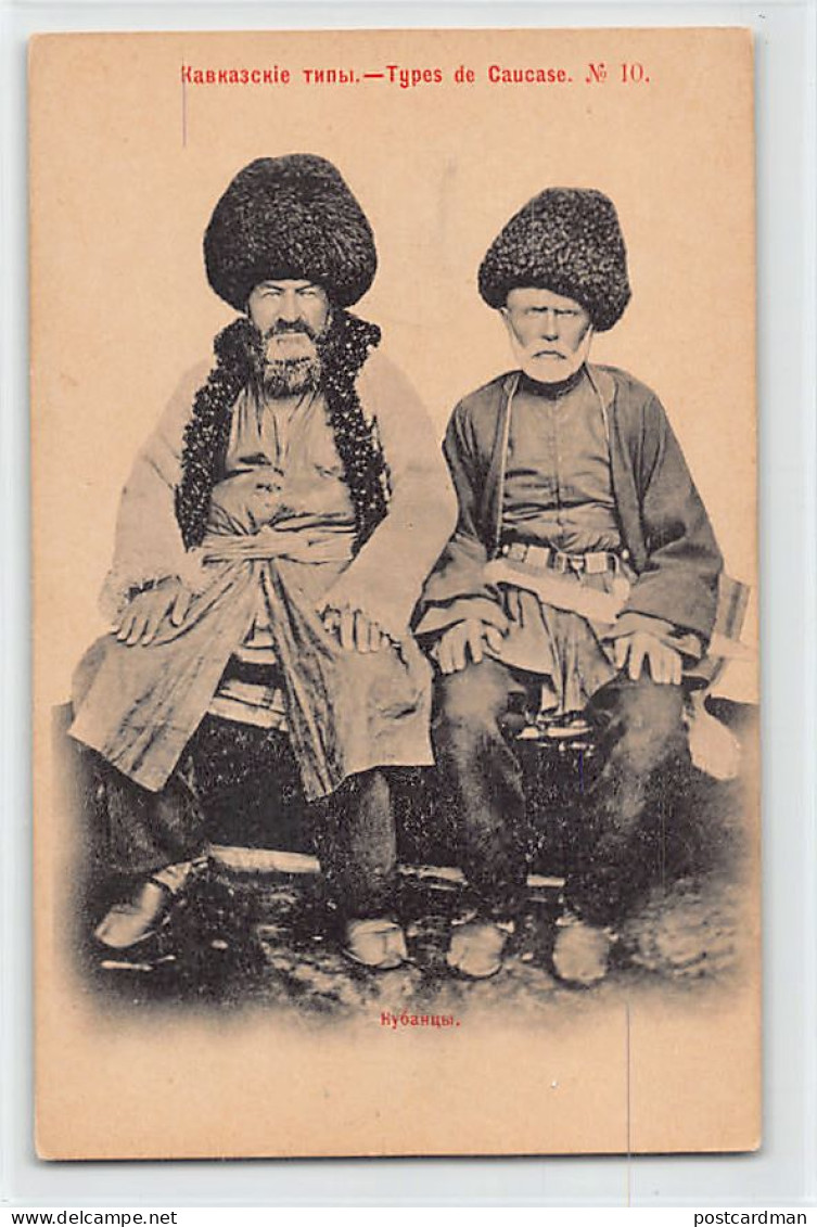 Azerbaijan - Caucasus Types -Men From Quba - Publ. Scherer, Nabholz And Co. 10 - Azerbaïjan