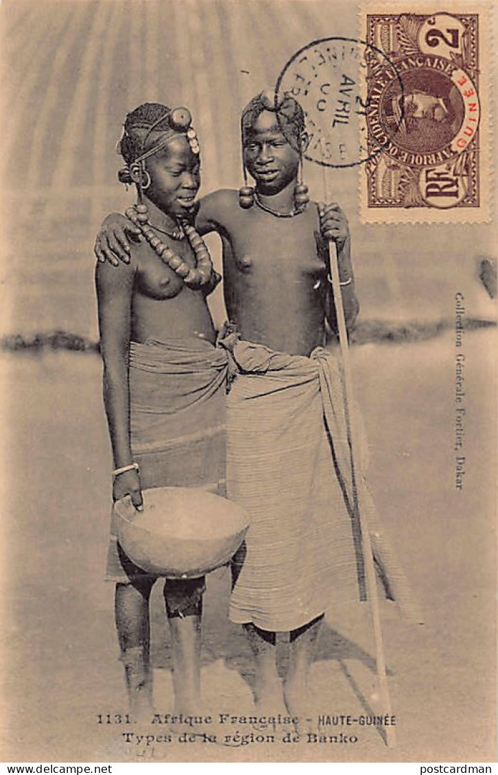 Guinée Conakry - NU ETHNIQUE - Types De La Région De Banko - Ed. Fortier 1131 - Guinee