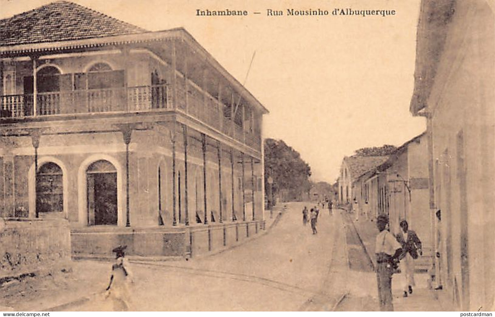 Mozambique - INHAMBANE - Rua Mousinho D'Albuquerque - J. Pestonjee Photographer - Publ. J. Philippe  - Mozambico
