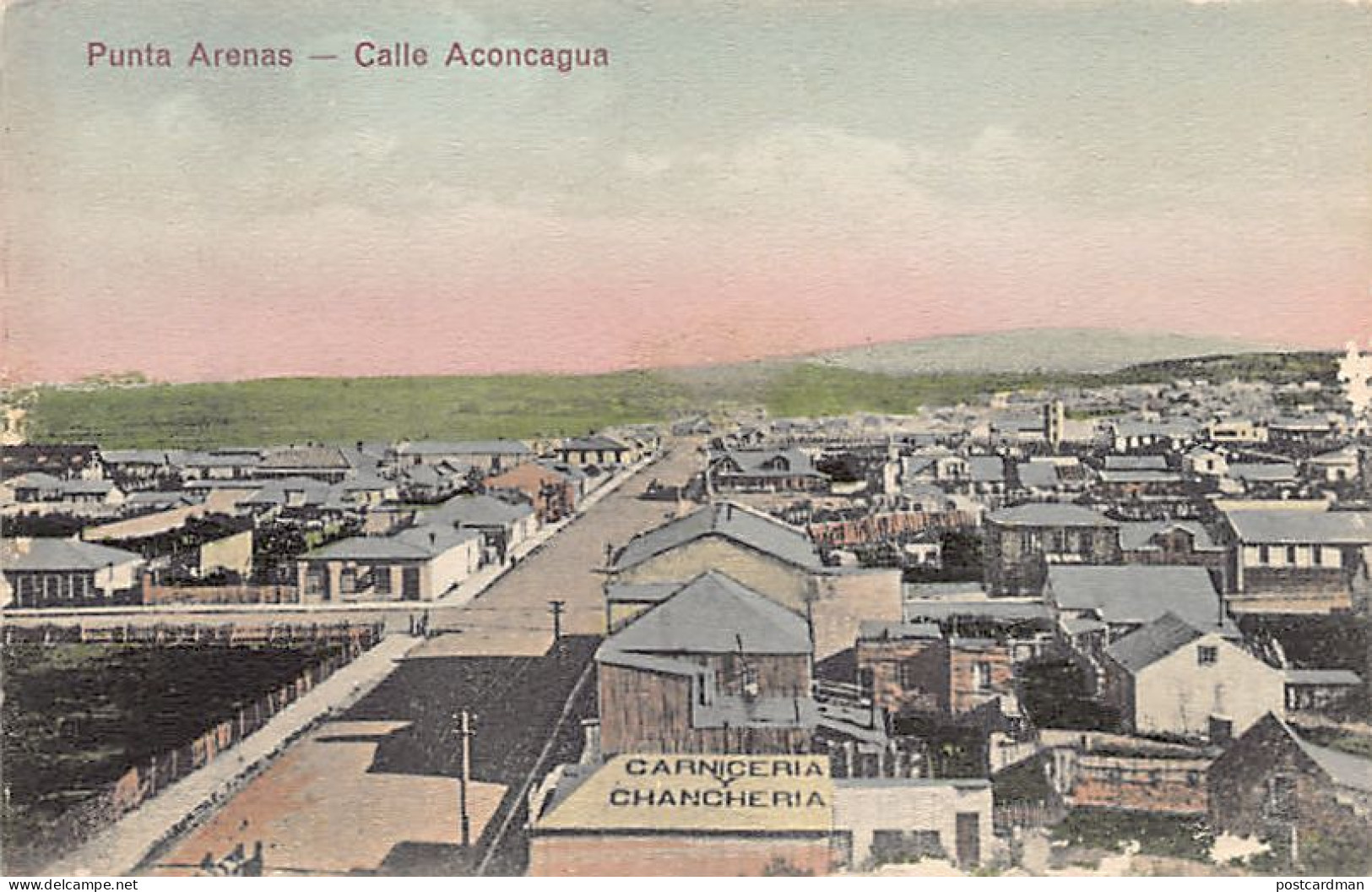 Chile - PUNTA ARENAS - Calle Aconcagua - Ed. Peleteria Magallanes Henry Poirier  - Chile