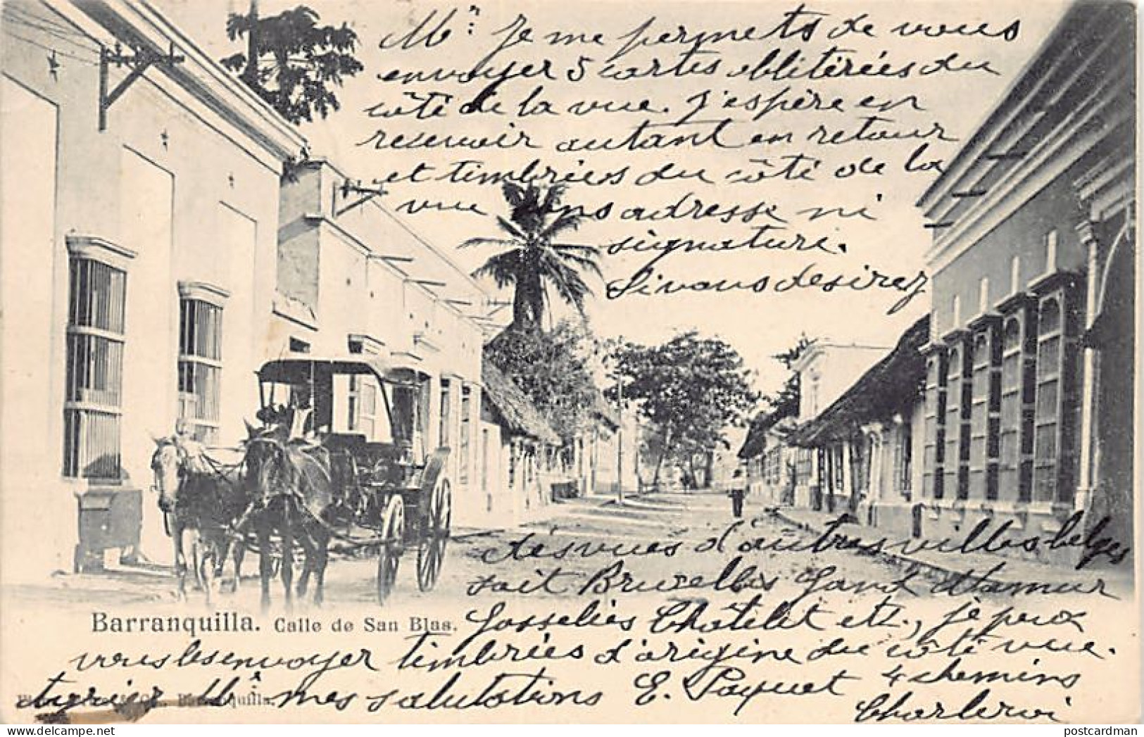 Colombia - BARRANQUILLA - Calle San Blas - Ed. Flohr, Price & Co.  - Colombie