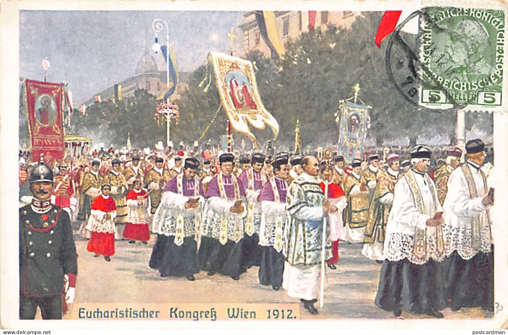 Österreich -  WIEN Mitte - Eucharistischer Kongress 1912 - Wien Mitte