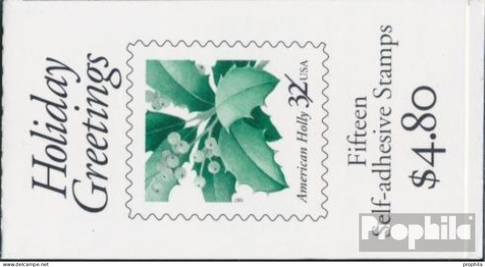 USA MH0-225 (kompl.Ausg.) Postfrisch 1997 Stechpalme - Nuovi