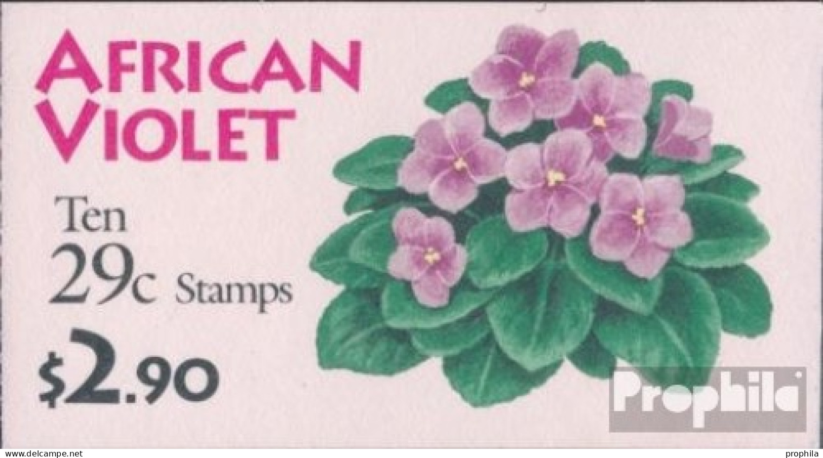 USA MH0-166 (kompl.Ausg.) Postfrisch 1993 Usambara-Veilchen - Unused Stamps