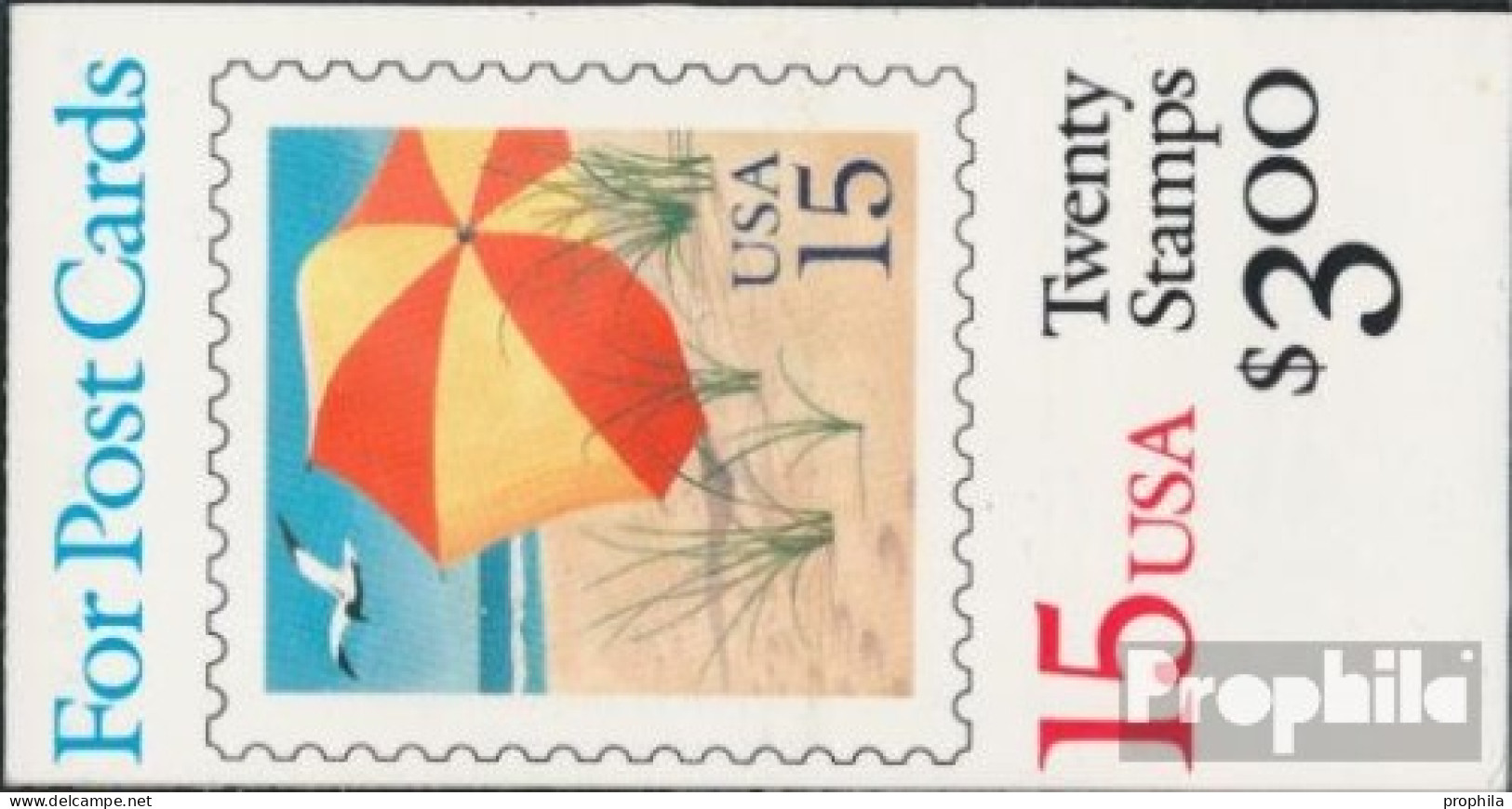 USA MH0-133 (kompl.Ausg.) Postfrisch 1990 Sonnenschirm - Unused Stamps