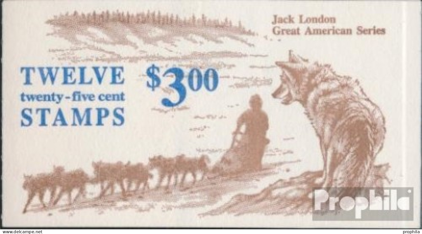 USA MH0-122 (kompl.Ausg.) Postfrisch 1988 Jack London - Unused Stamps