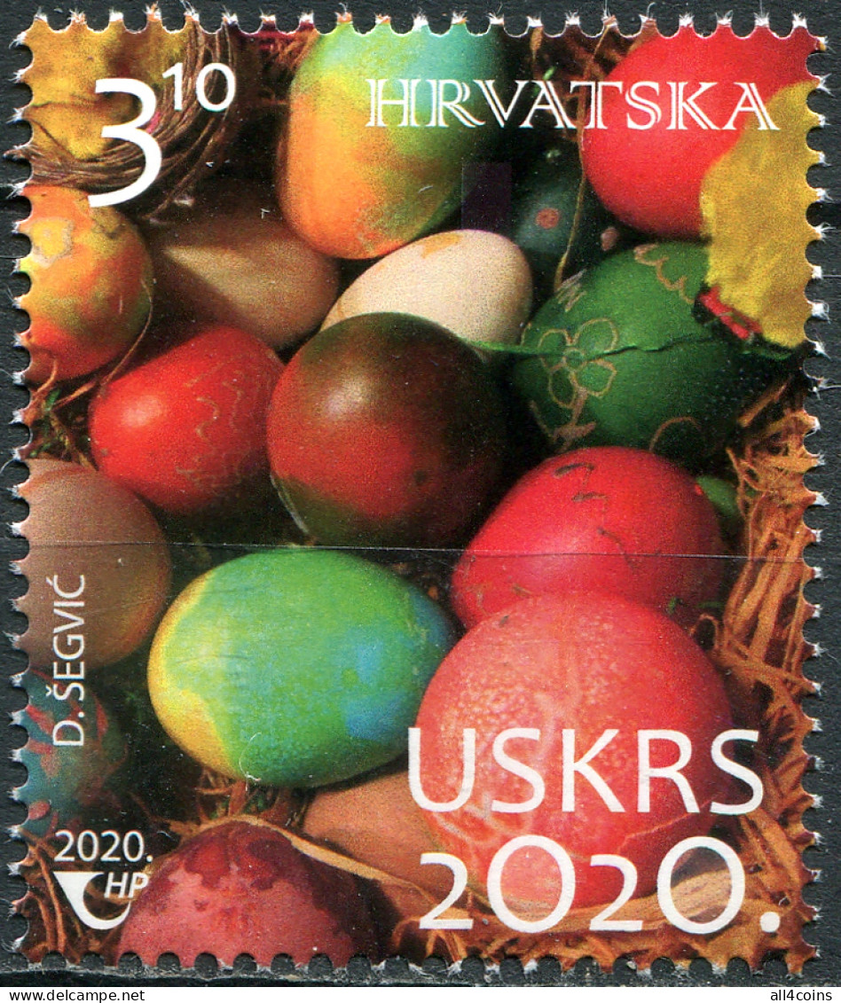 Croatia 2020. Easter (MNH OG) Stamp - Croatie