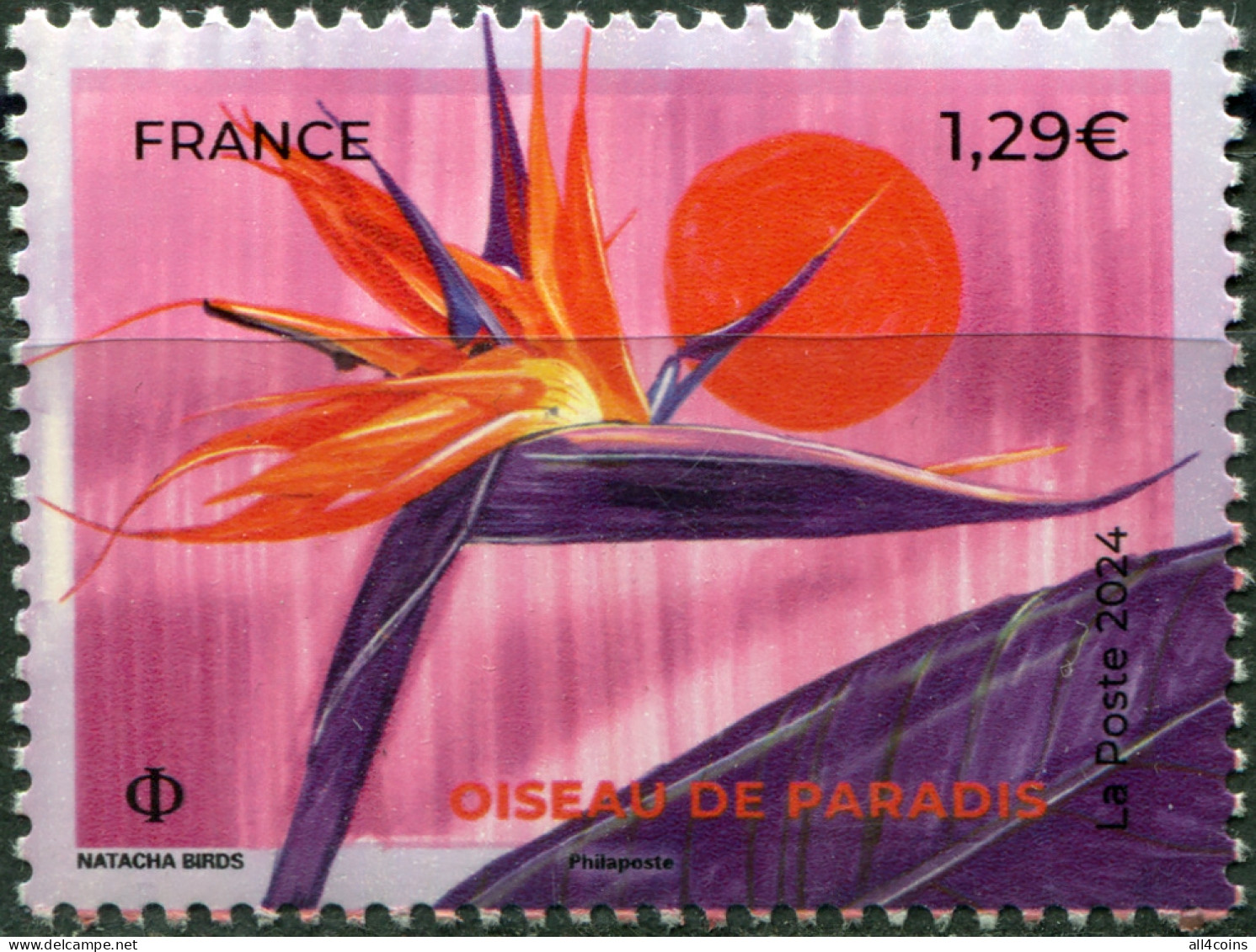 France 2024. Bird Of Paradise (Strelitzia) (MNH OG) Stamp - Neufs