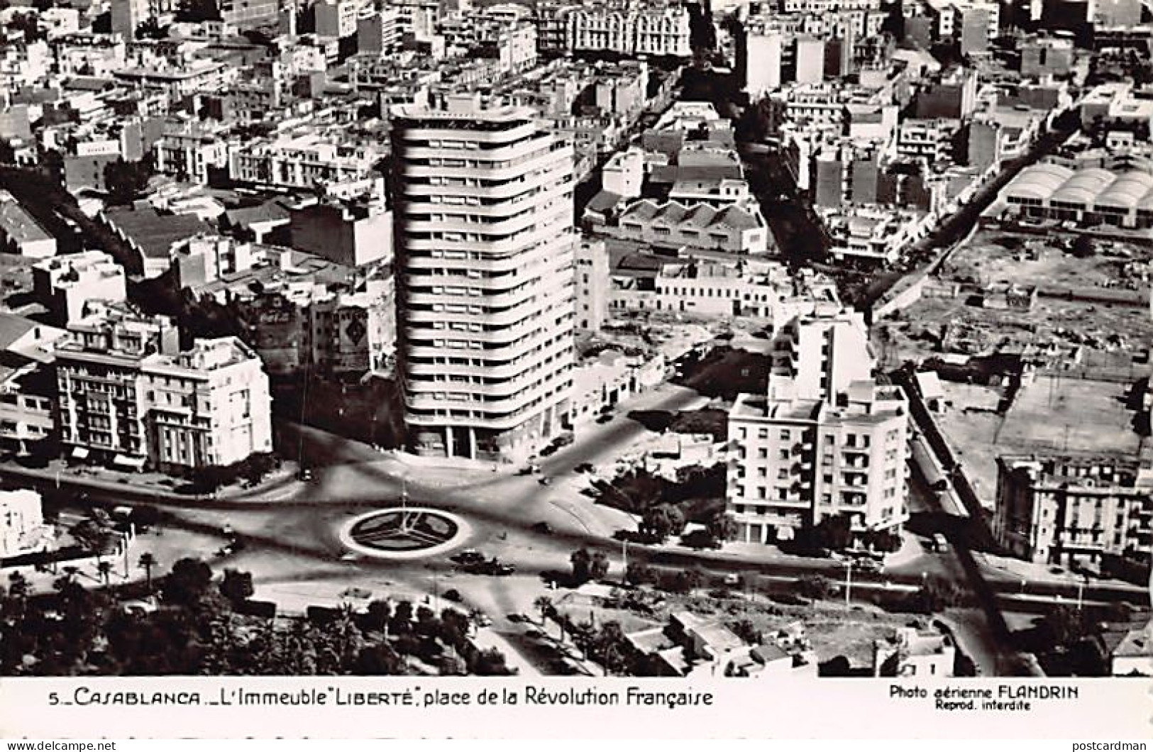 CASABLANCA - Vue Aérienne - Immeuble Liberté - Casablanca