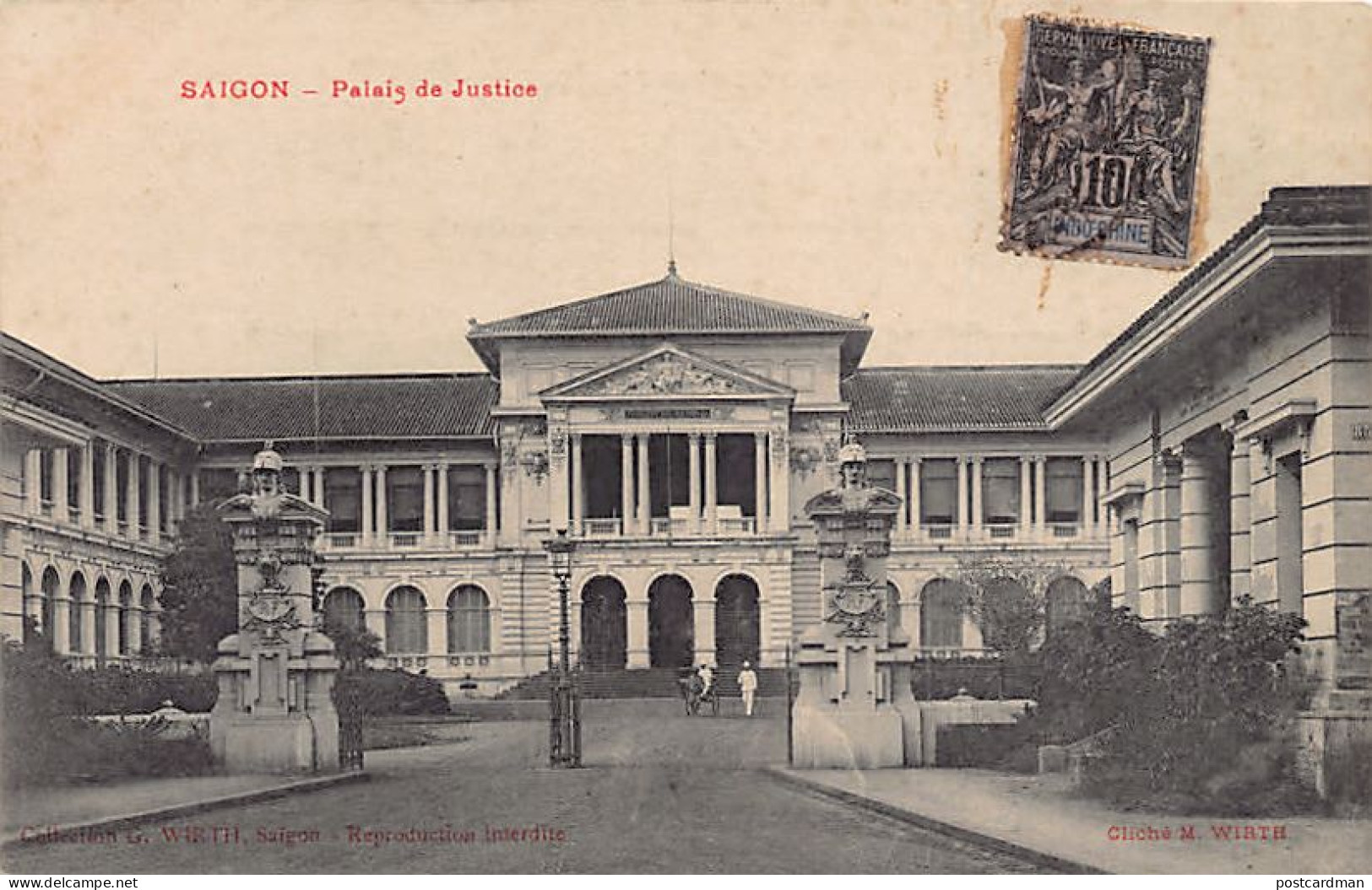 Vietnam - SAIGON - Palais De Justice - Ed. Wirth - Vietnam