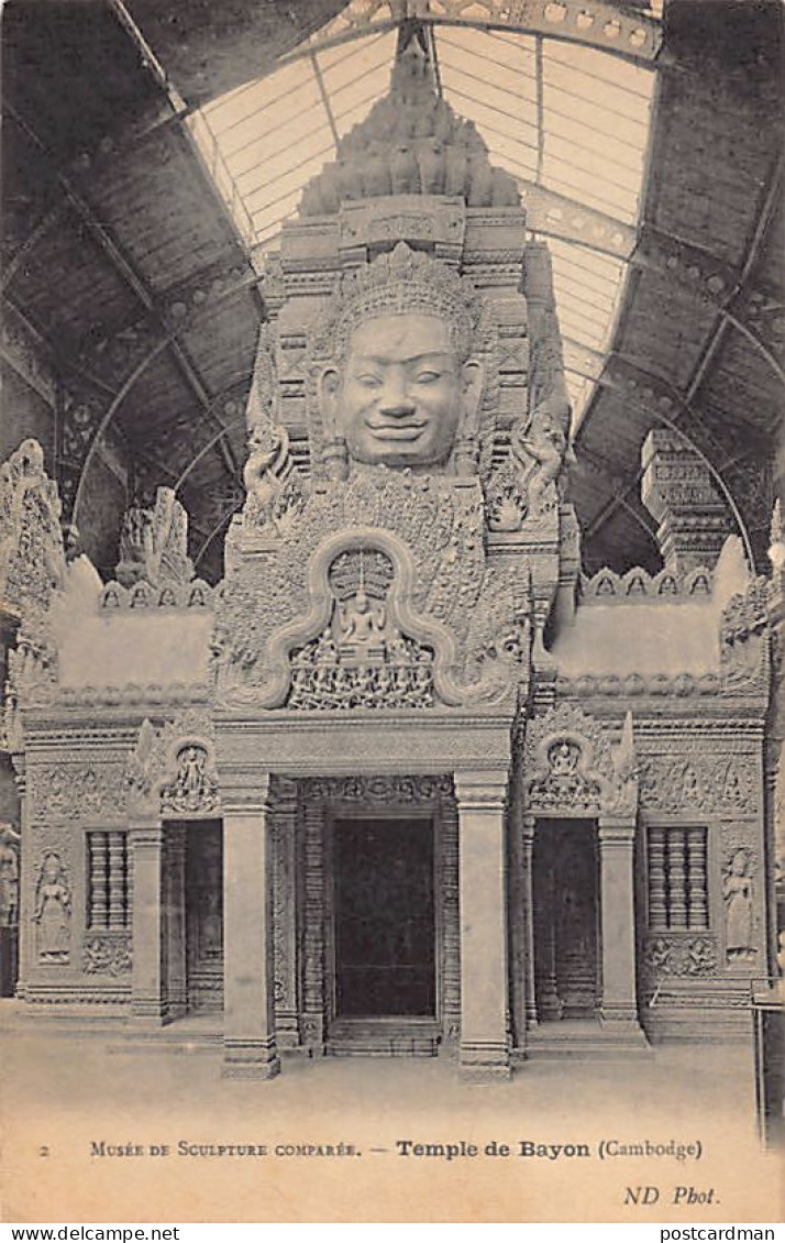 Cambodge - Reproduction Du Bayon, Temple D'Angkor, Au Musée De Sculpture Comparée De Paris, France - Ed. Neurdein ND. Ph - Cambodia