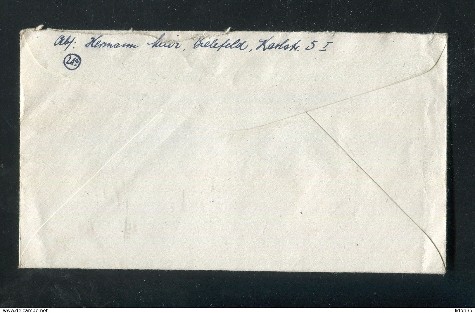 "BIZONE" 1948, Mi. 102 EF Auf Brief Mit Stempel "BIELEFELD, Leistungsschau" (L1157) - Briefe U. Dokumente