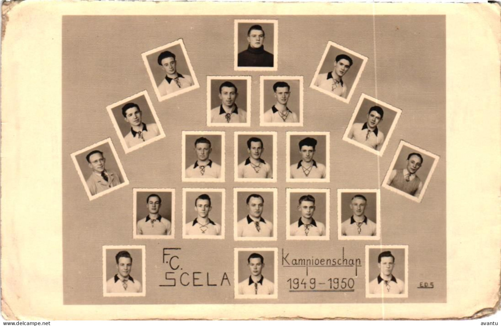 ZELE / FC SCELA  1950 - Zele
