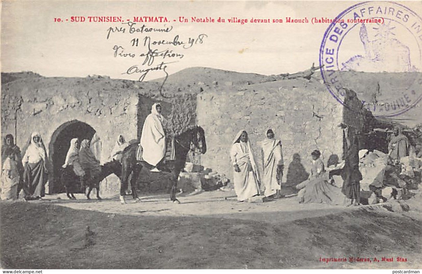 MATMATA - Un Notable Du Village - Tunesië