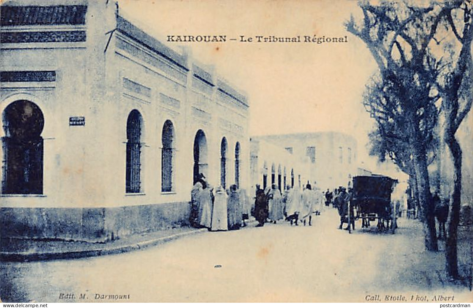 Tunisie - KAIROUAN - Le Tribunal Régionale - Ed. M. Darmount  - Túnez