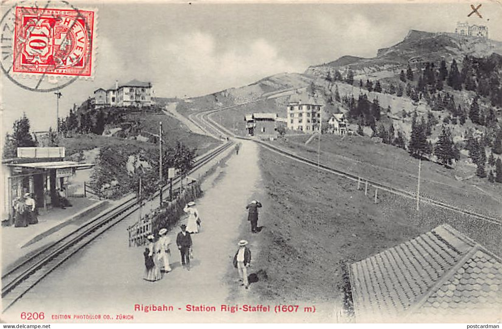 RIGI (LU) Rigibahn - Station Rigi-Staffel - Verlag Photoglob 6206 - Other & Unclassified