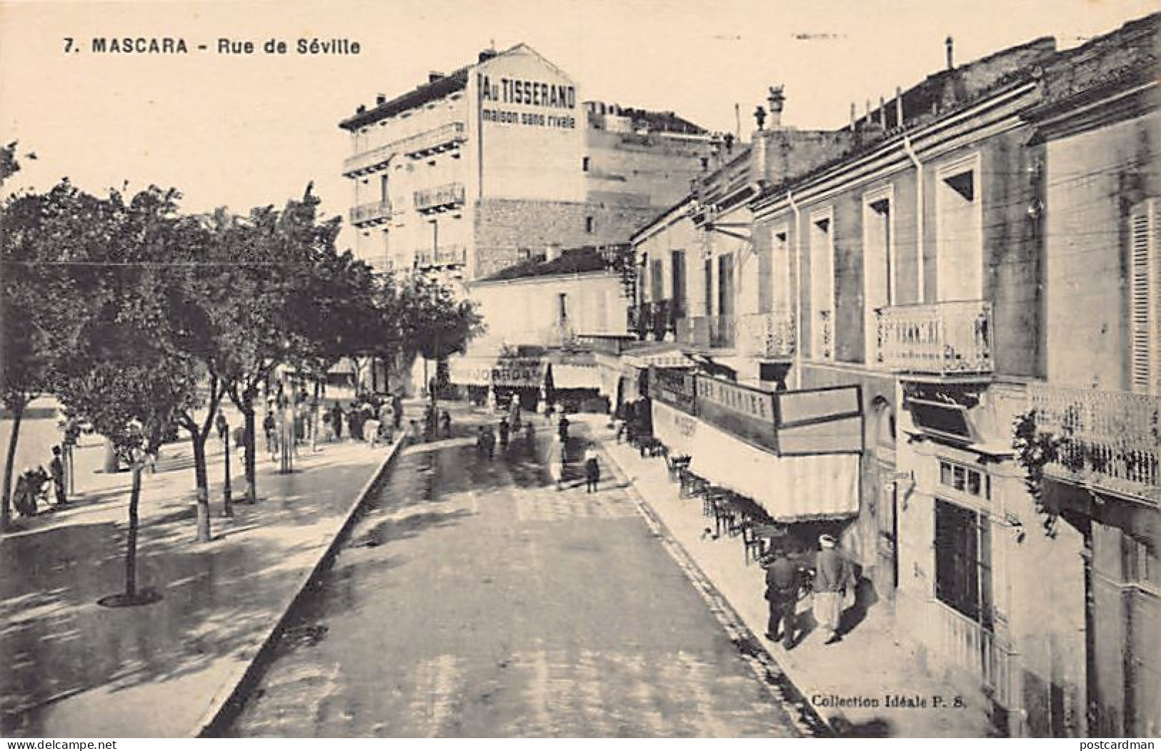 Algérie - MASCARA - Rue De Séville - Au Tisserand - Ed. Collection Idéale P.S. 7 - Sonstige & Ohne Zuordnung
