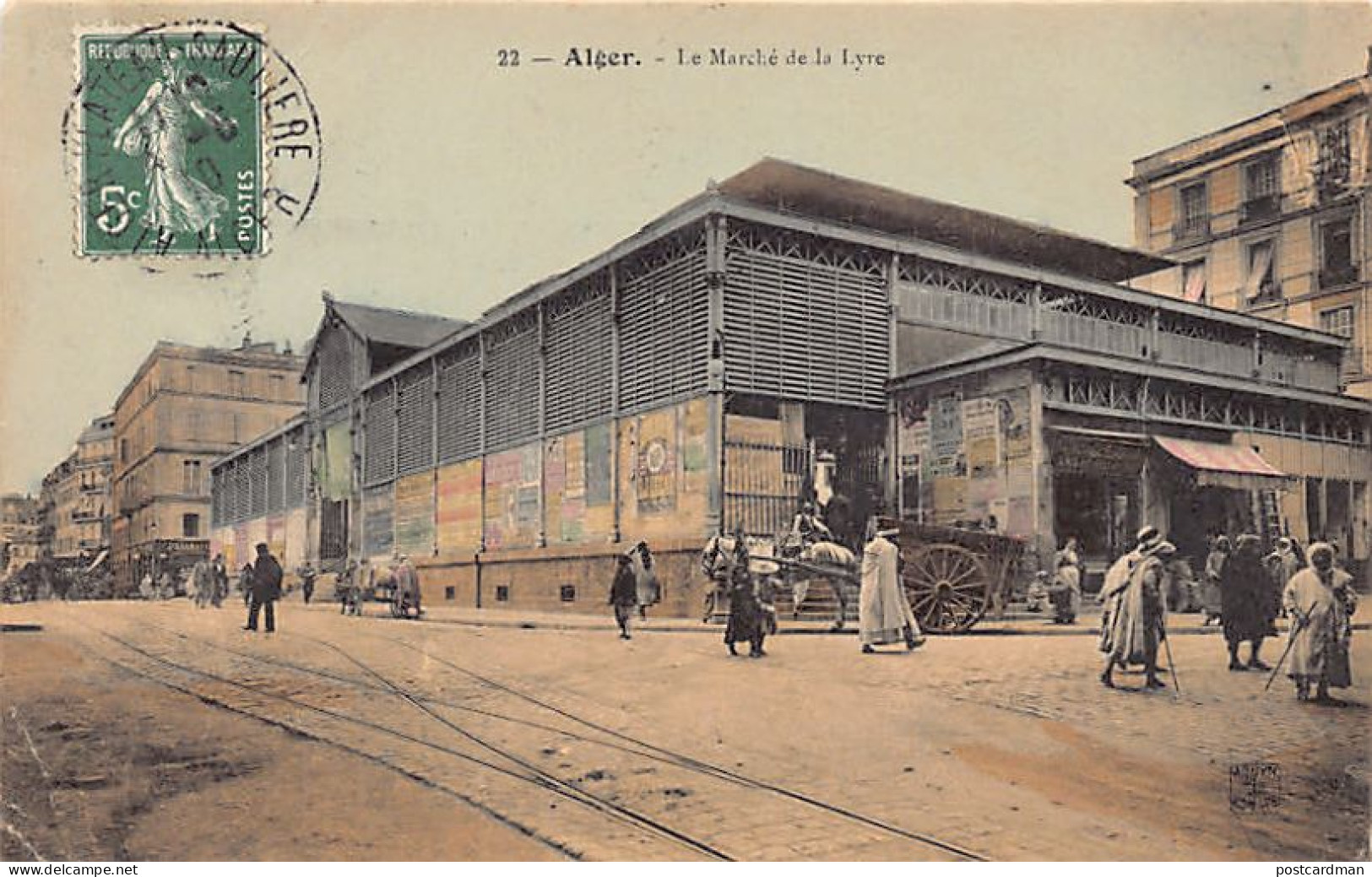 ALGER - Le Marché De La Lyre - Algeri