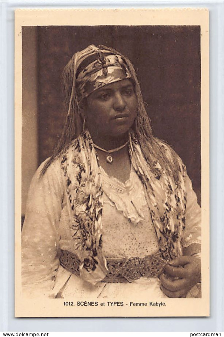 Kabylie - Femme Kabyle - Ed. CAP 1012 - Vrouwen