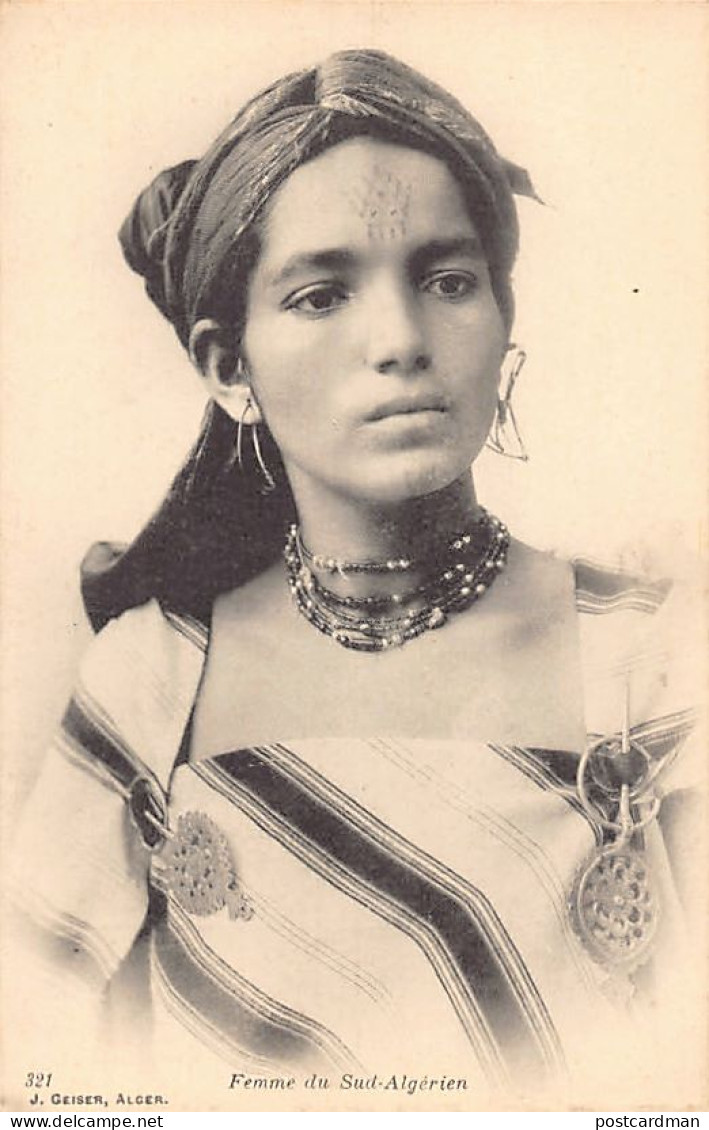 Algérie - Femme Du Sud-Algérien - Ed. J. Geiser 321 - Frauen