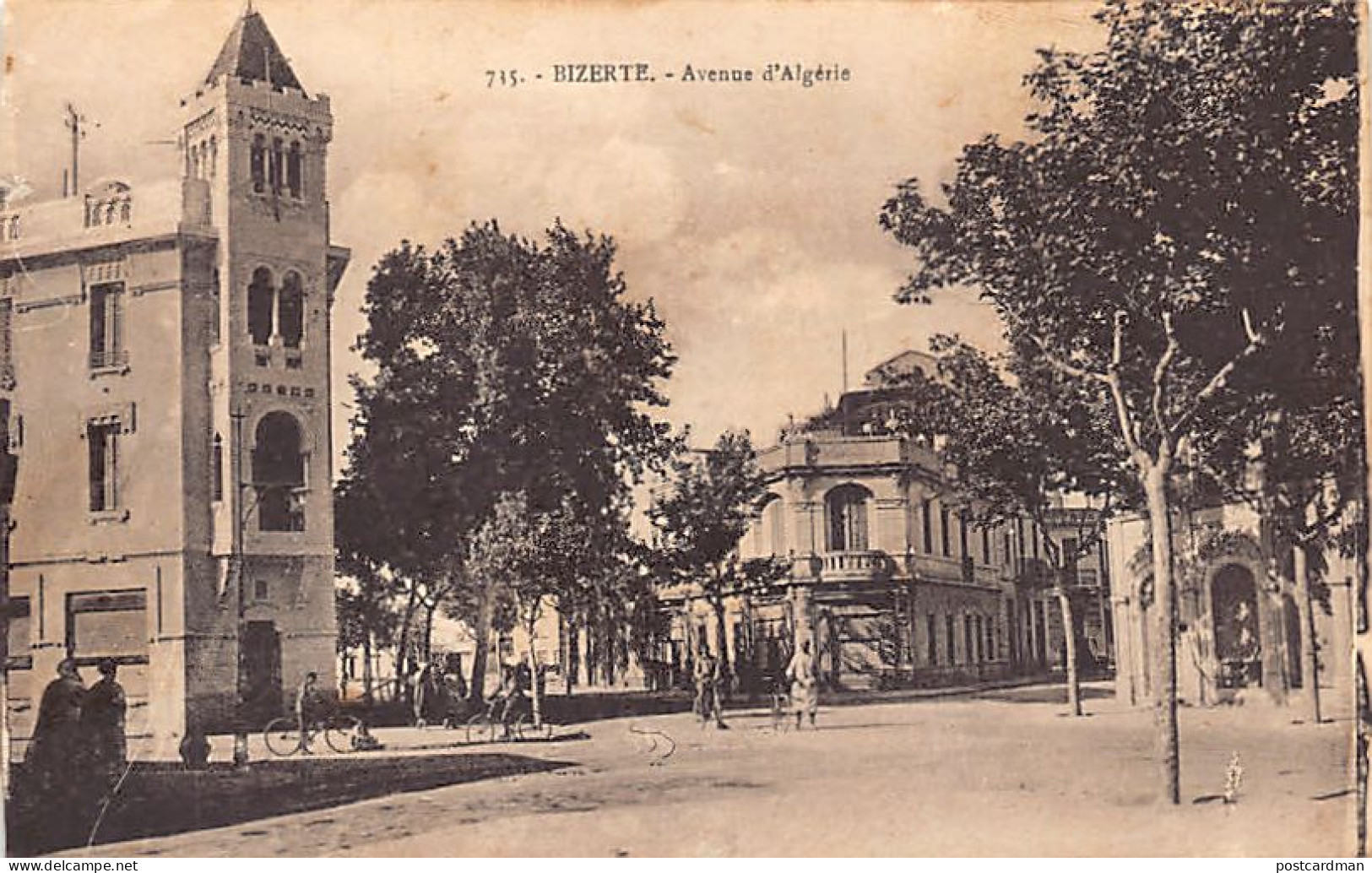 Tunisie - BIZERTE - Avenue D'Algérie - Ed. EMT 715 - Túnez