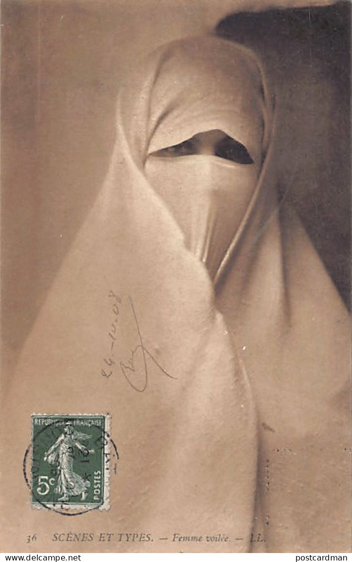 Algérie - Femme Voilée - Ed. LL Lévy 36 - Mujeres