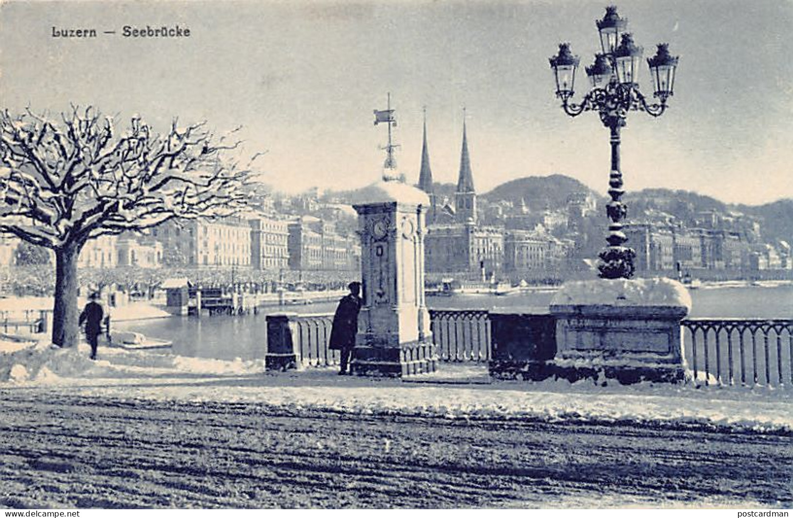 Schweiz - Luzern - Seebrücke - Verlag E. Synnber & R. V. Pfyffer 871 - Lucerna