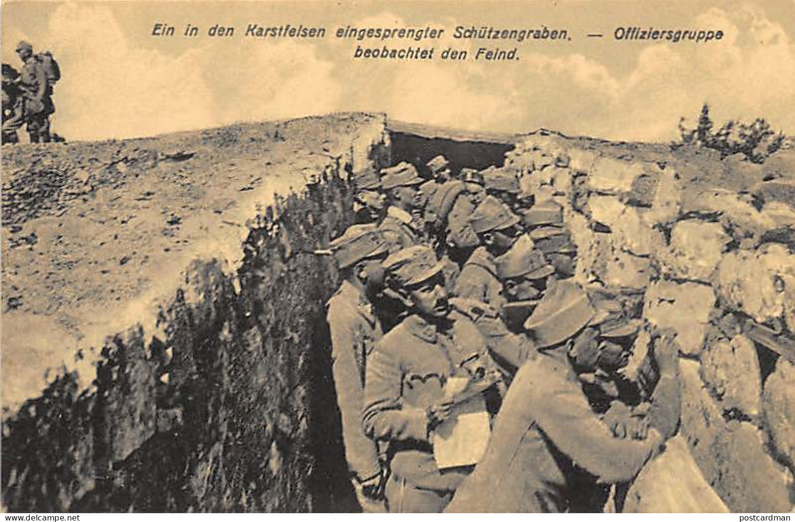 German Army In Serbia During World War One - A Group Of Officers - Serbien