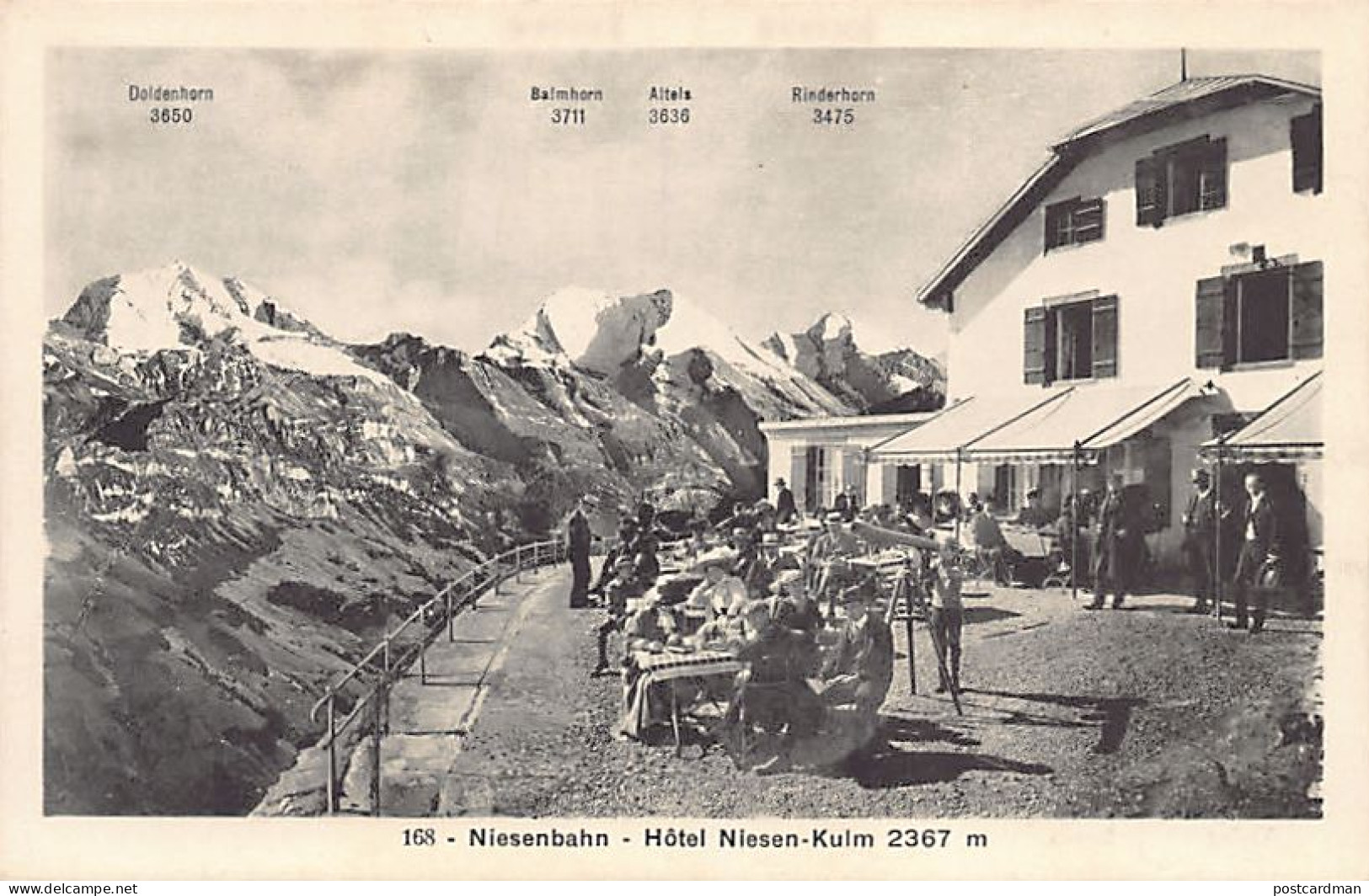 NIESENBAHN (BE) Hôtel Niesen-Kulm - Verlag RS 168 - Autres & Non Classés
