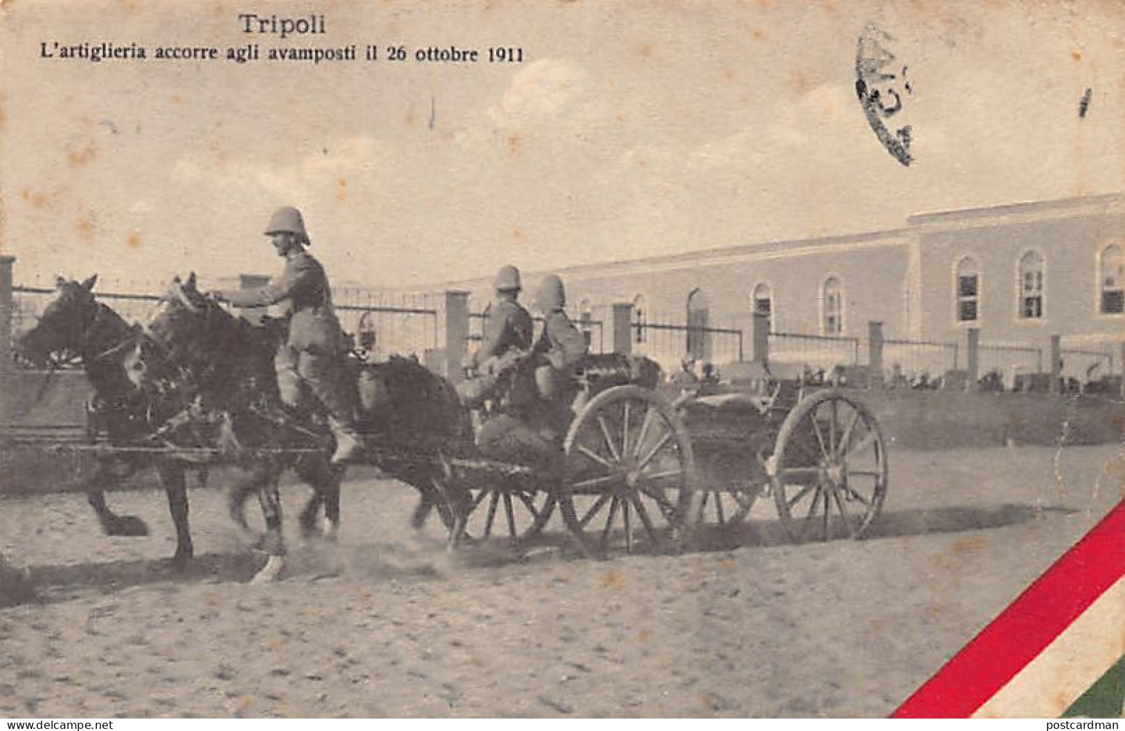Libya - TRIPOLI - The Italian Artillery Going To The Outposts - 26 October 1911 - Libia