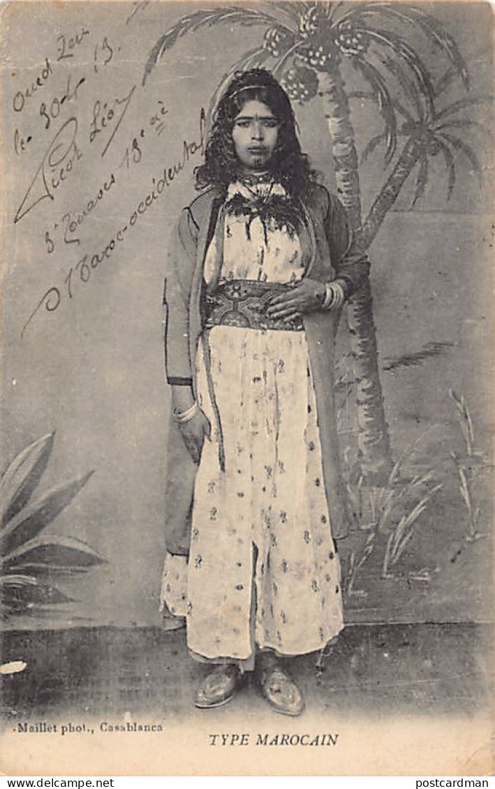 Maroc - Type Marocain - Danseuse - Ed. Maillet  - Otros & Sin Clasificación