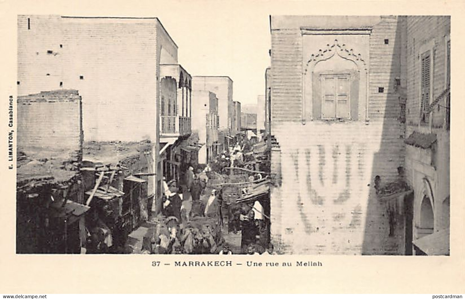 Maroc - MARRAKECH - Rue Du Mellah, Quartier Juif - Ed. E. Limanton 37 - Judaisme