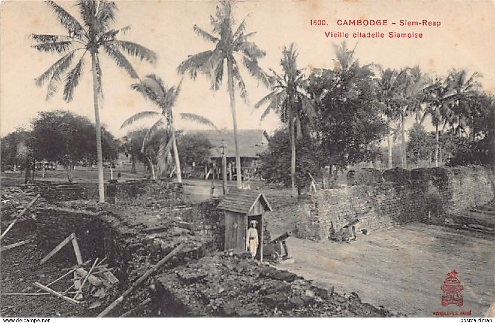 Cambodge - SIEM REAP - Vieille Citadelle Siamoise - Ed. P-C Paris 1800 - Cambodja
