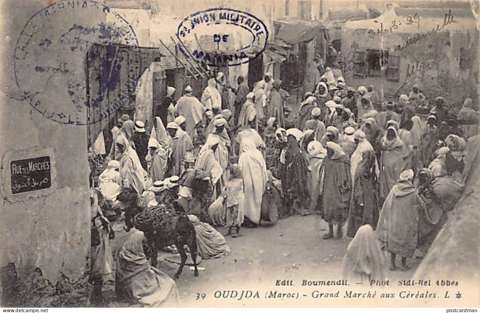Maroc - OUJDA - Grand Marché Aux Céréales - Ed. Boumendil 39 - Autres & Non Classés