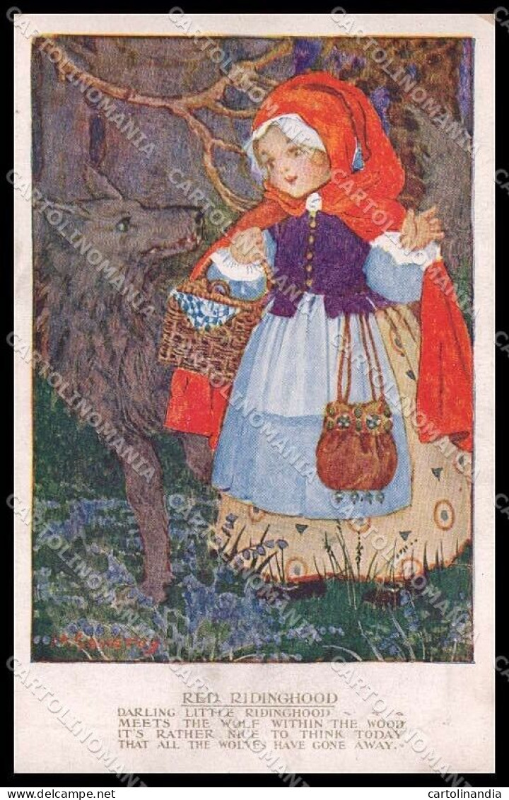 Artist Signed M. Sowerby Fairy Tales Red Ridinghood ABRADED Pc ZG6111 - Other & Unclassified