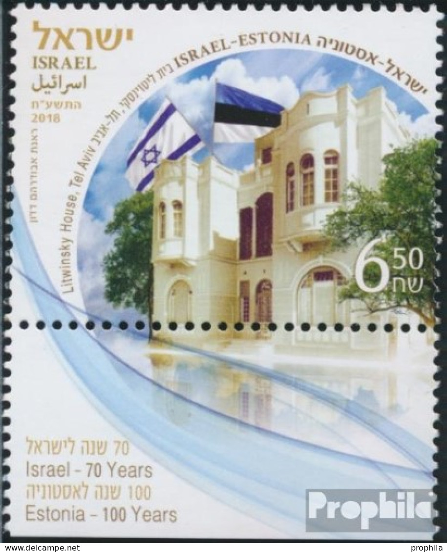 Israel 2645 Mit Tab (kompl.Ausg.) Postfrisch 2018 Litwinsky Haus - Ungebraucht (mit Tabs)