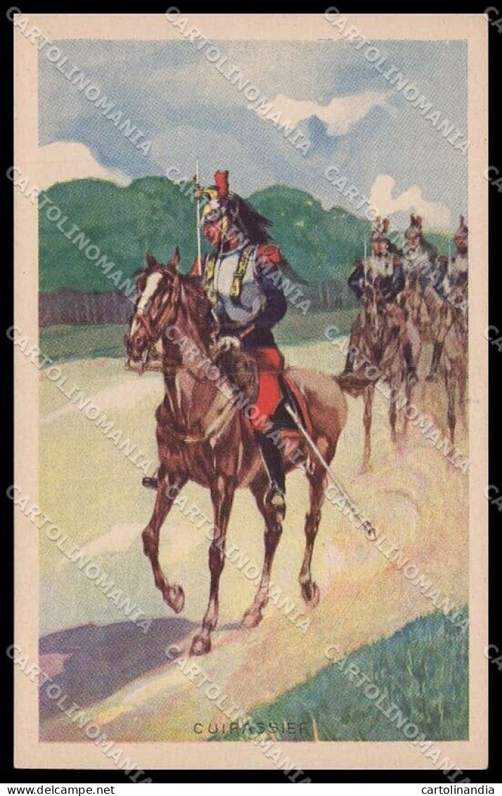 Military French Army Uniforms Cuirassier Cartolina ZG9940 - Autres & Non Classés