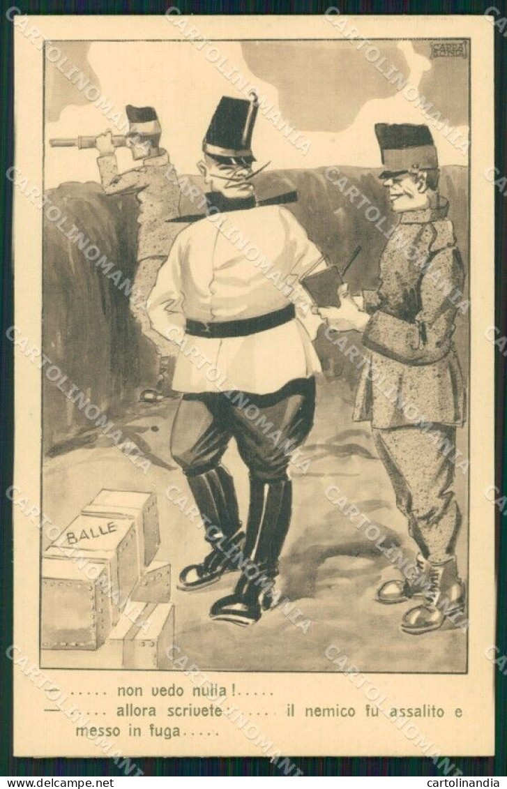 WW1 WWI Propaganda Anti Austria Cappadonia Cartolina Postcard XF7930 - Autres & Non Classés