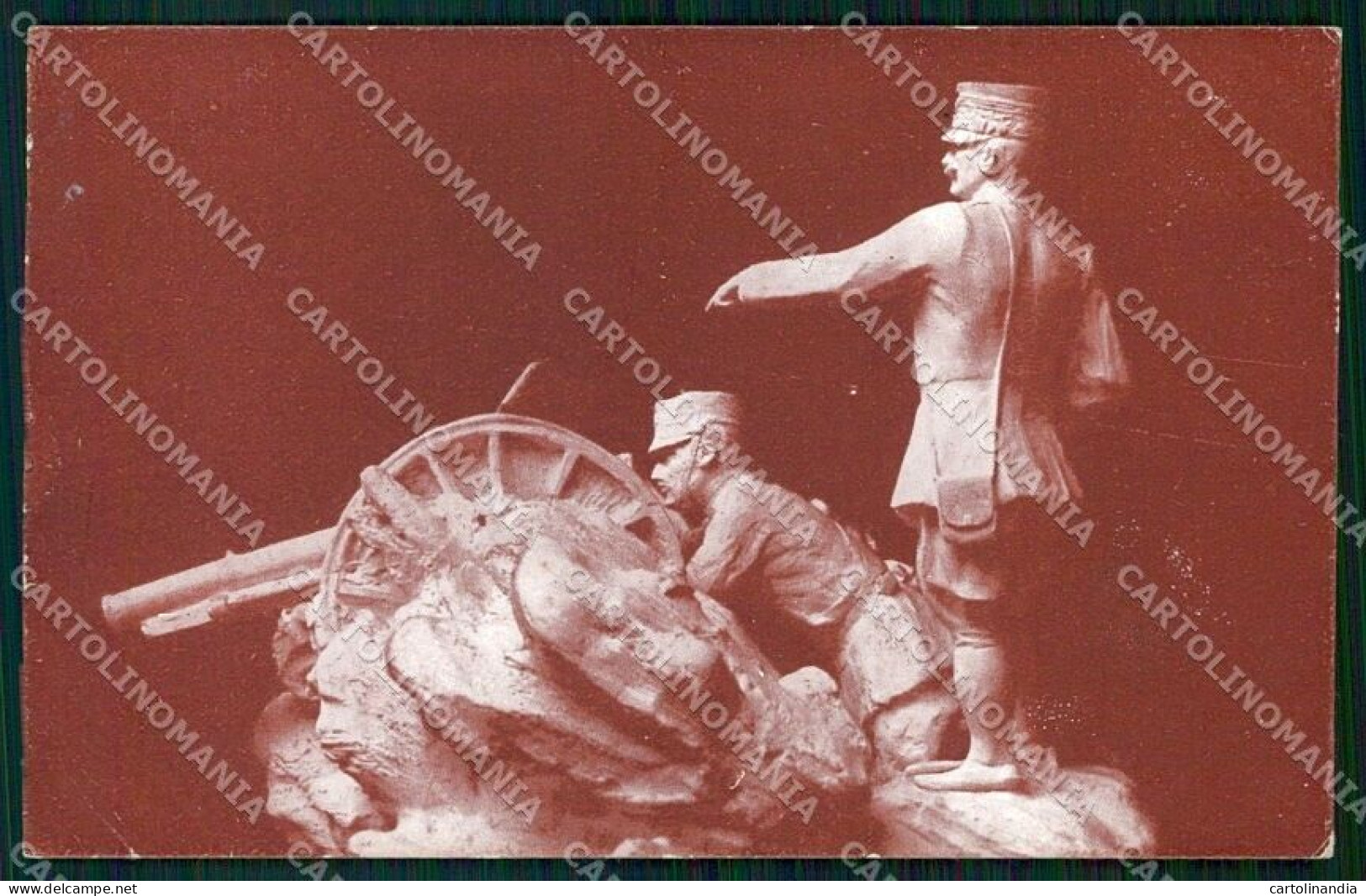 WW1 WWI Propaganda Artiglieria Savoia Vittorio Emanuele III Cartolina XF6513 - Autres & Non Classés