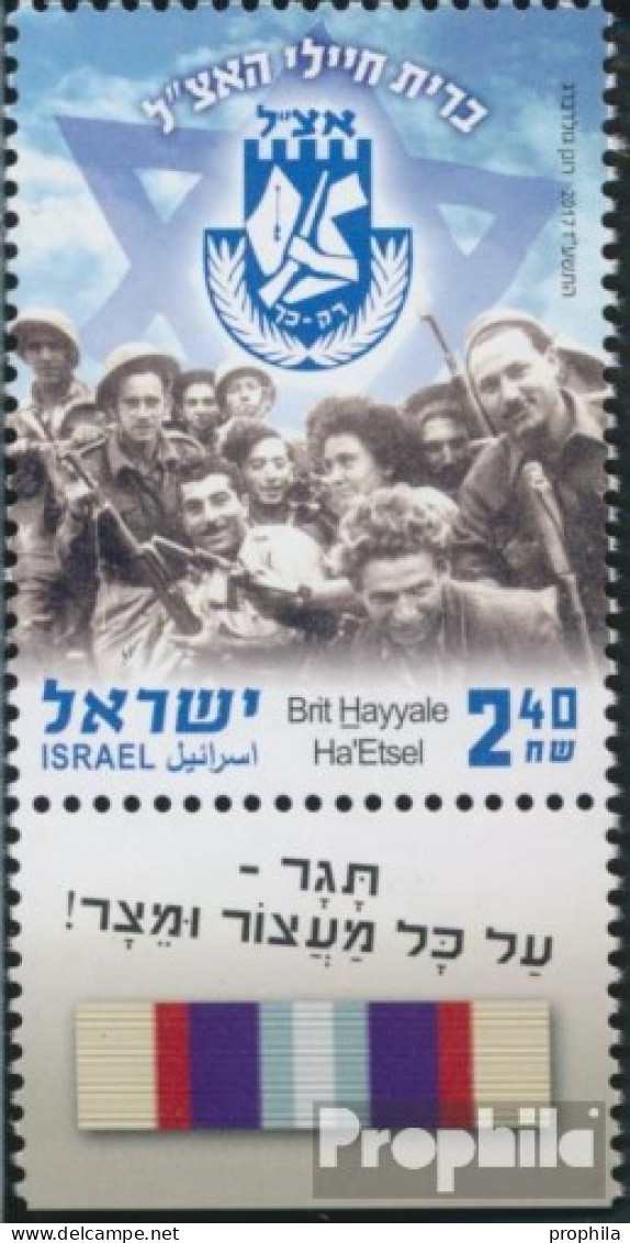 Israel 2549 Mit Tab (kompl.Ausg.) Postfrisch 2017 Gedenkorganisation Irgun Kämpfer - Unused Stamps (with Tabs)