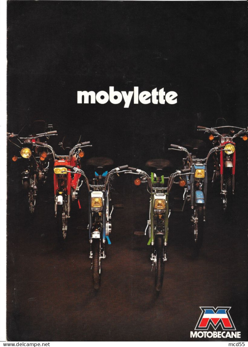 MOBYLETTE - MOTOCONFORT - NOUVELLE GAMME MOTOBECANE  " Etablissement THENET - 93 Montreuil " - Transportmiddelen