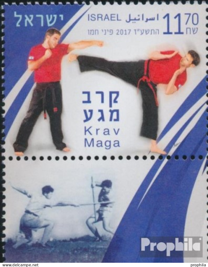 Israel 2548 Mit Tab (kompl.Ausg.) Postfrisch 2017 Krav Maga Kampfsport - Ongebruikt (met Tabs)