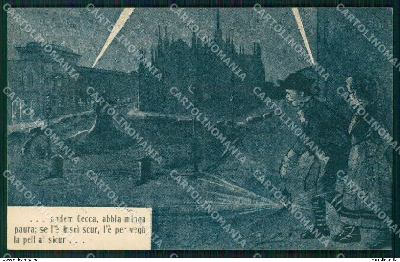 WW1 WWI Propaganda Milano Cartolina Postcard XF8049 - Autres & Non Classés