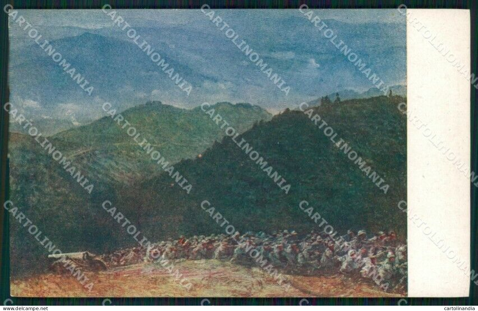 Militari WW1 WWI Traino In Montagna 1020 Sartorio Cartolina XF8505 - Autres & Non Classés